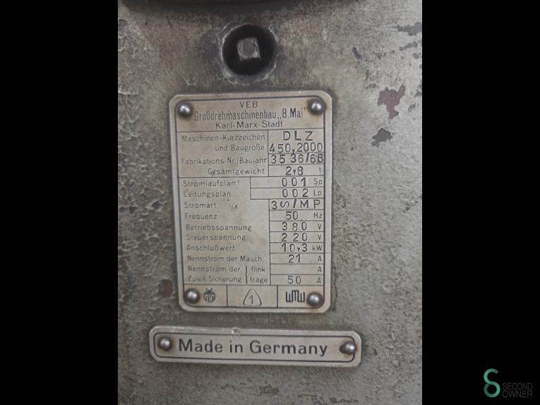 WMW DLZ 450x2000mm MET9.545 26 16884